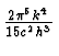 $ {2\pi^5 k^4 \over 15 c^2 h^3}$