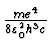 $ {m e^4 \over 8 \varepsilon_0^2 h^3 c}$